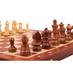 Tournament No 5 German Knight Golden Chess Set